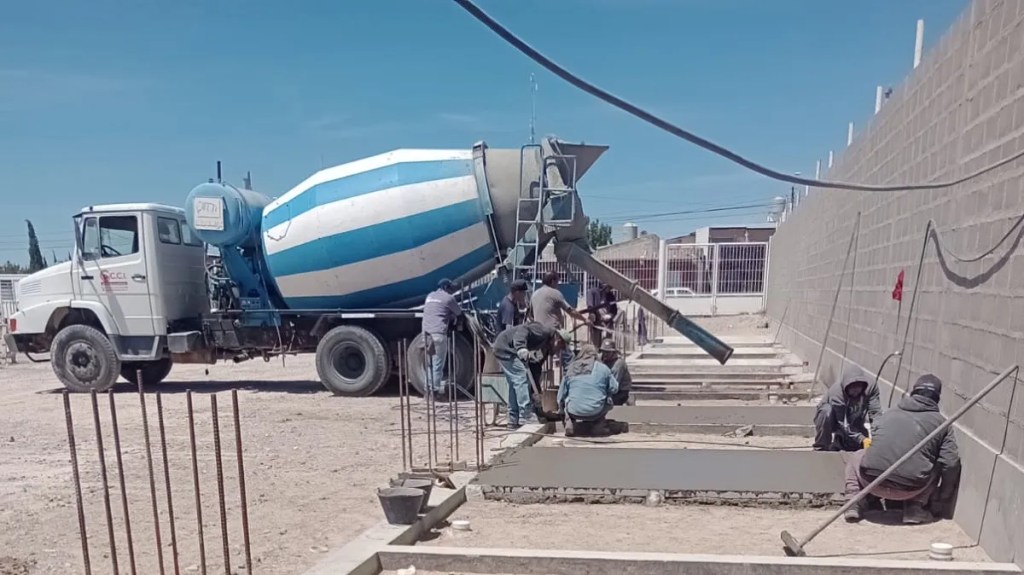 Provincia avanza con la construcción de un nuevo gimnasio en Puerto&nbsp;Madryn