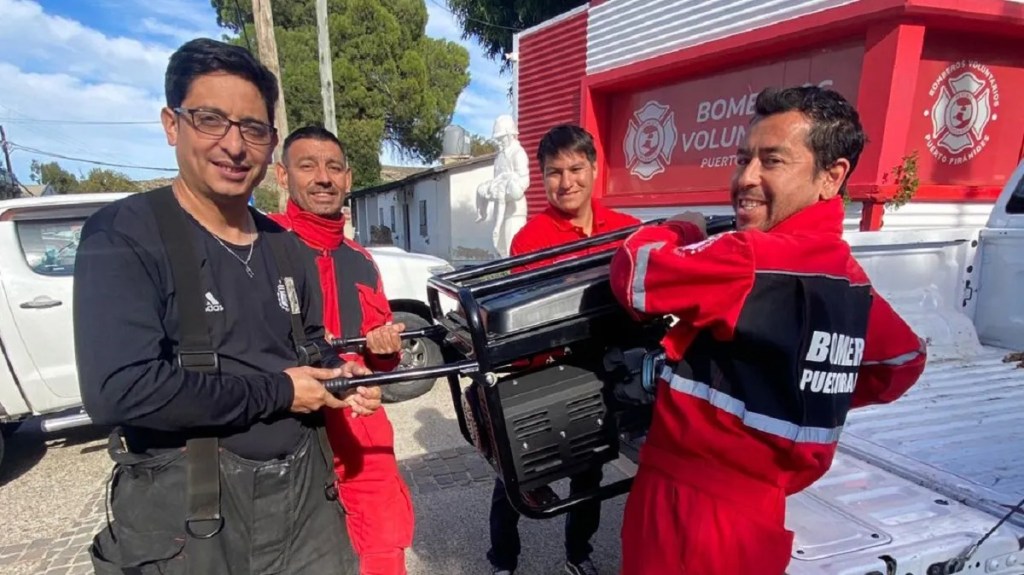 Provincia entregó bienes a bomberos voluntarios de Puerto&nbsp;Pirámides
