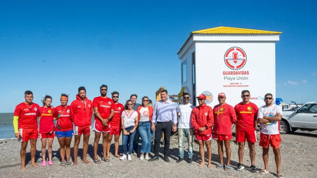 Se inauguró una caseta para los guardavidas del puesto 25 de Playa&nbsp;Unión