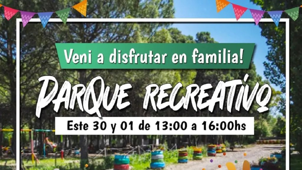 La Municipalidad invita a la comunidad a disfrutar del feriado en el Parque Recreativo Municipal de&nbsp;Rawson