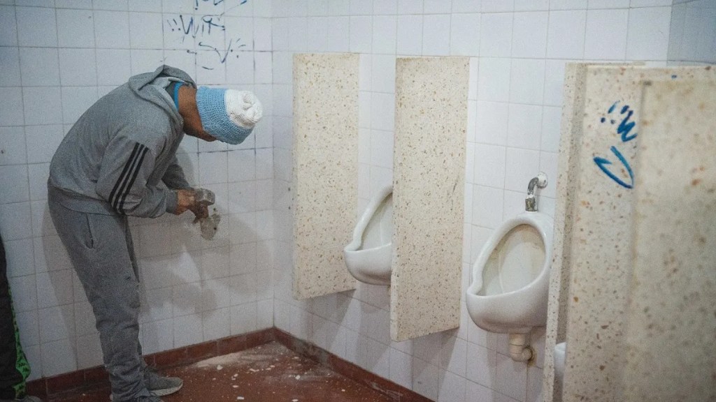 Obras Públicas Municipal comenzó con la segunda etapa de restauración del Gimnasio de Playa Unión “Héroes de&nbsp;Malvinas”