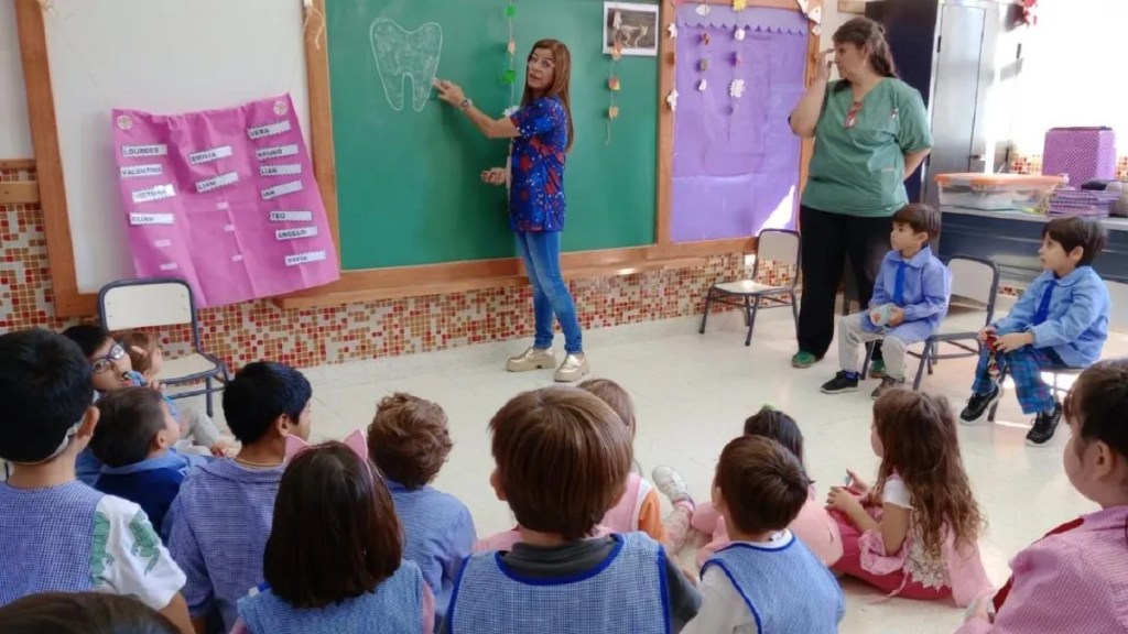 Exitoso comienzo del Taller de Salud Bucal en escuelas de Rada&nbsp;Tilly