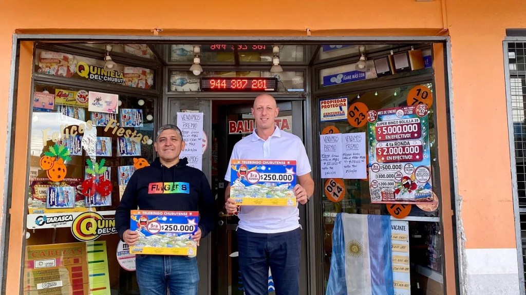 Lotería entregó un premio del Telebingo Chubutense en&nbsp;Sarmiento