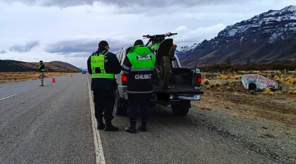 El Gobierno del Chubut controló más de 10.000 vehículos durante el fin de&nbsp;semana