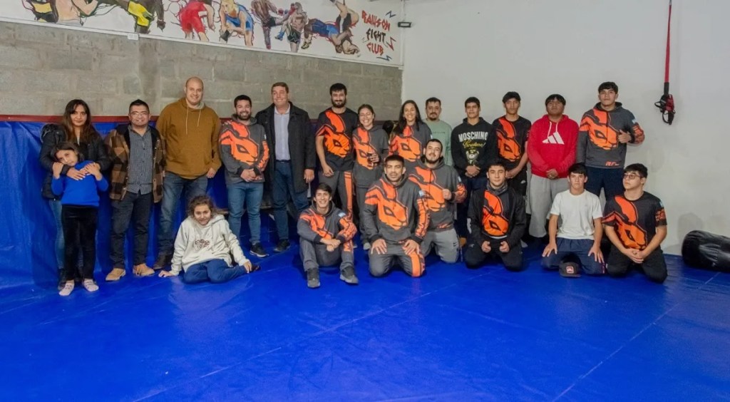 Biss visitó al Club Social y Deportivo Gregorianos de&nbsp;Rawson