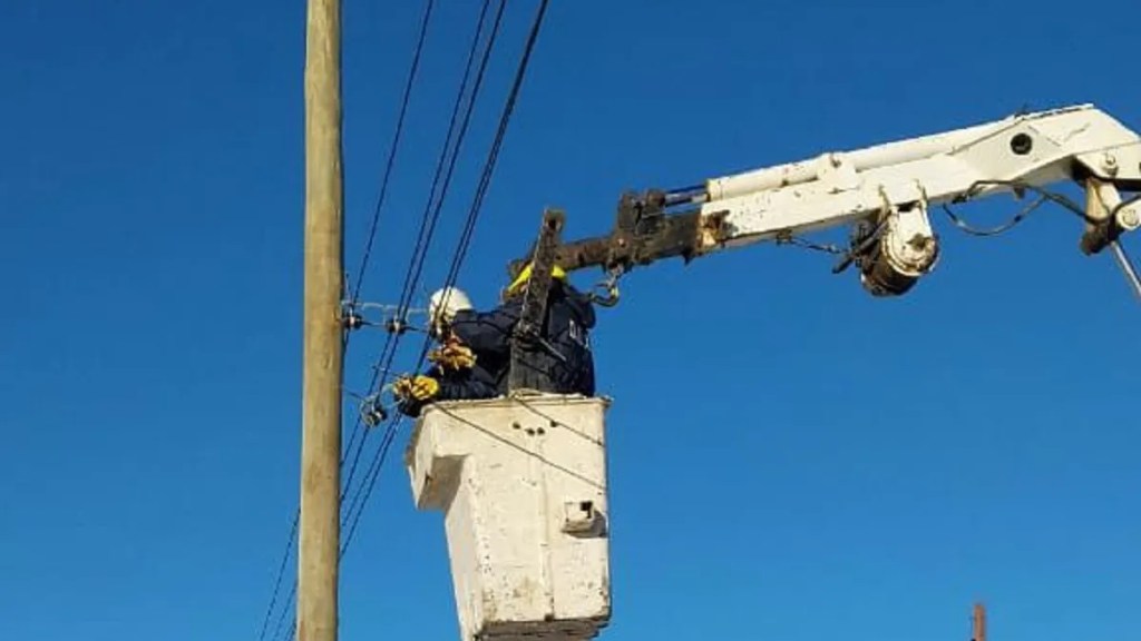 Provincia realizó tareas de renovación y reparación de redes en Colán&nbsp;Conhué