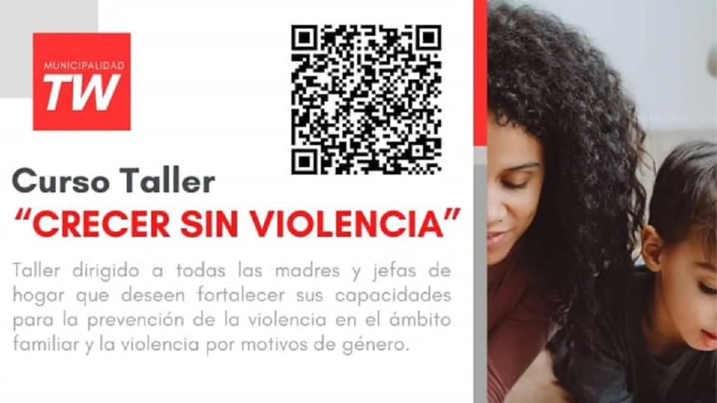 Inscripciones abiertas para el taller «Crecer sin&nbsp;Violencia»