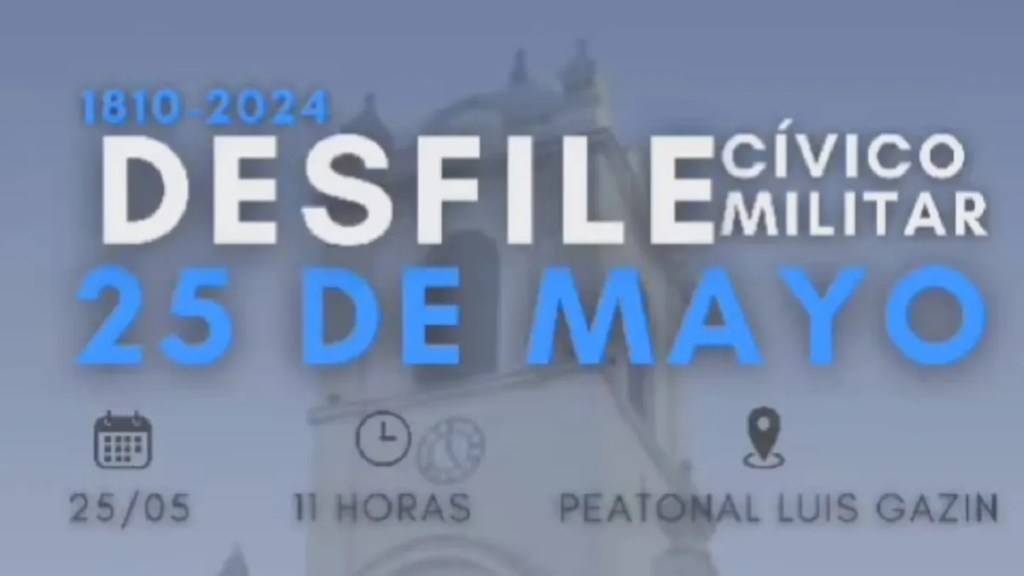 El sábado se realizará un acto cívico militar en la Peatonal “Luis Gazín” de&nbsp;Trelew