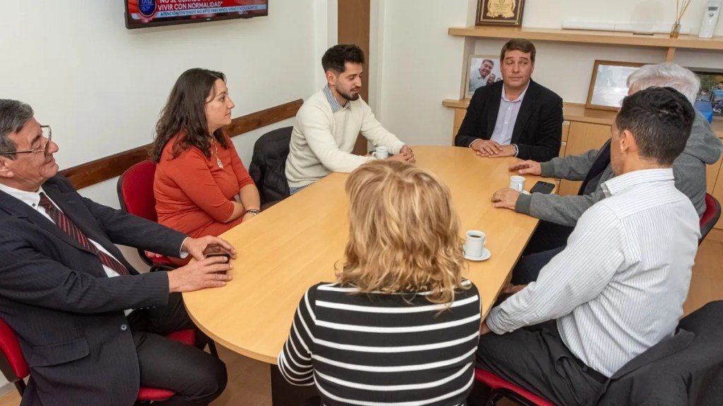 El intendente Biss se reunió con Piumato, secretario general de la Unión de Empleados de la Justicia de la&nbsp;Nación