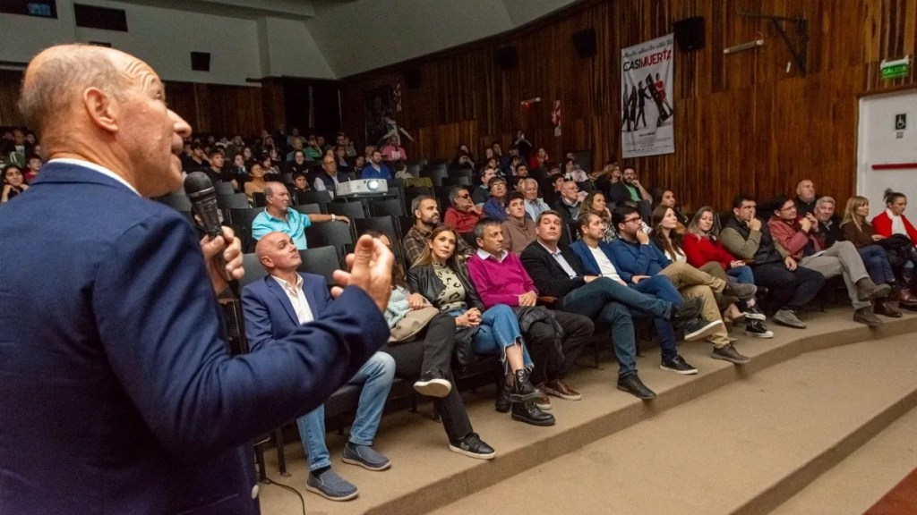 Gabriel Calderón presentó por primera vez el avance de su documental en&nbsp;Rawson