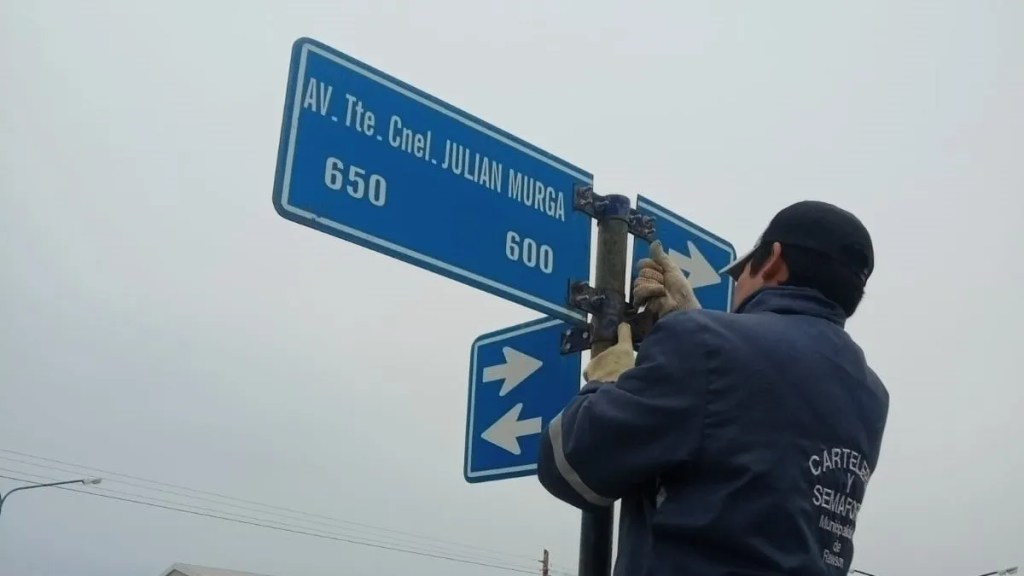 Municipio realiza reparación de semáforos y cartelería en&nbsp;Rawson