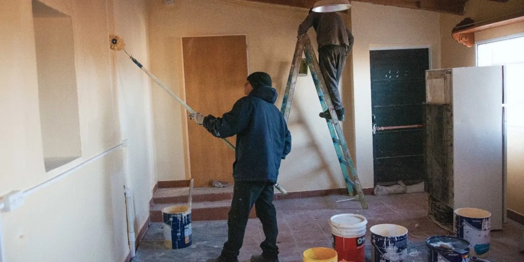 Obras Públicas de Rawson realizó trabajos de reparación en el Tiro Federal “Conrado&nbsp;Villegas”