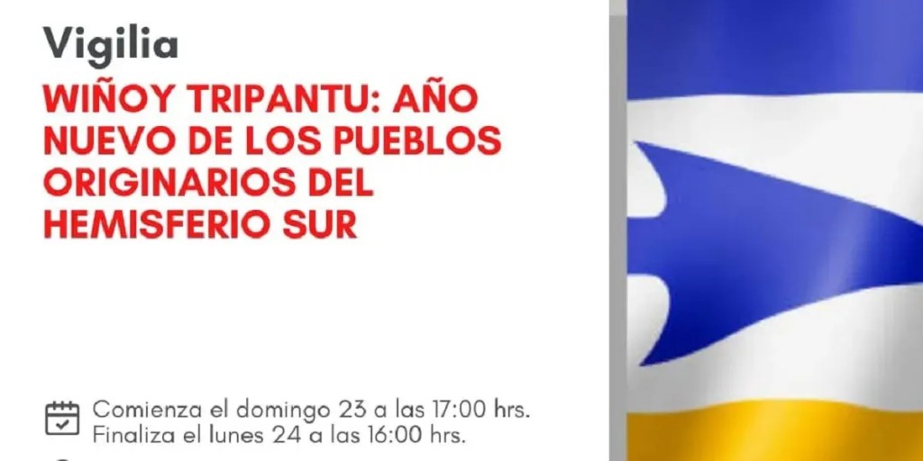 Vigilia por el Año Nuevo de los Pueblos Originarios del Hemisferio&nbsp;Sur