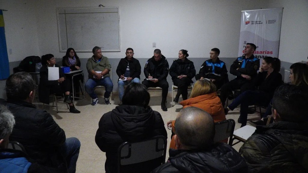 «Comisarías Cercanas» el programa que complementa al Comando Unificado realizó reuniones en Trelew y&nbsp;Rawson