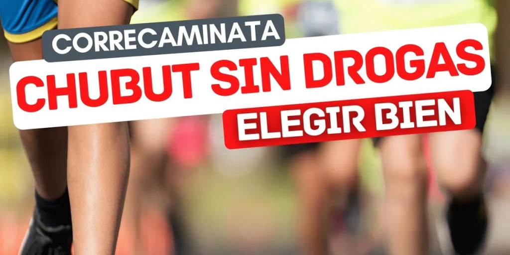 Trelew se prepara para la «Correcaminata, Chubut sin&nbsp;drogas»