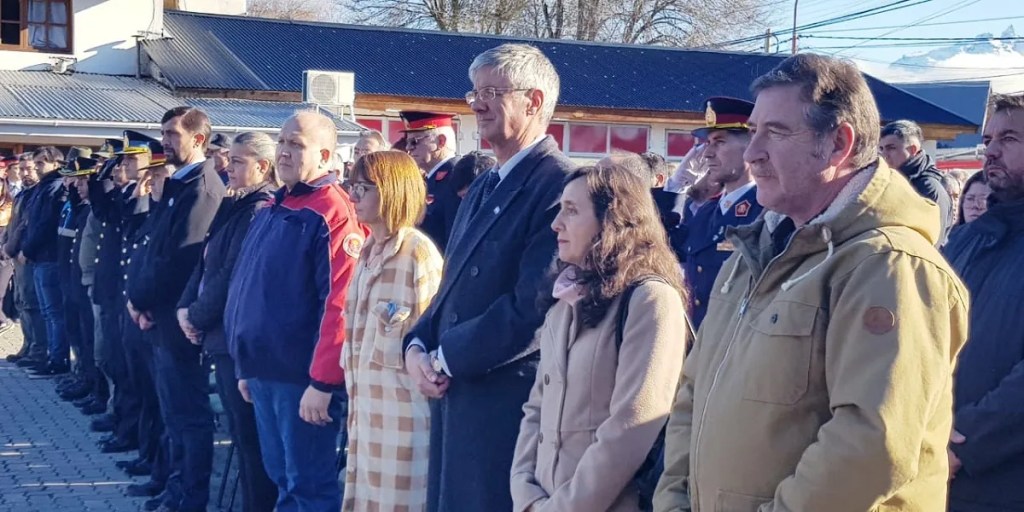 El Gobierno Provincial acompañó en Trevelin la celebración del Día Nacional del Bombero&nbsp;Voluntario