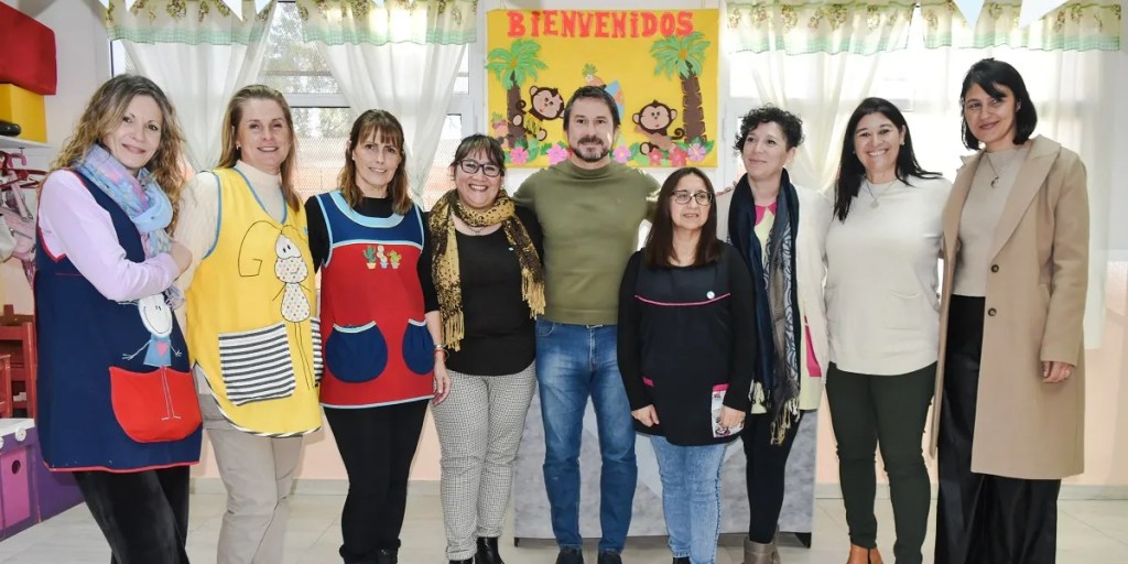 Merino participó de un acto homenaje a la bandera en el jardín Pichi&nbsp;Ayelén