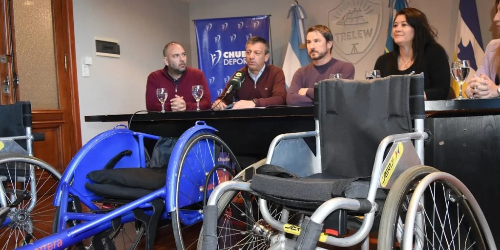 Merino rubricó un convenio con Chubut Deportes para fortalecer el deporte&nbsp;adaptado