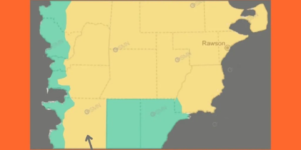 Alerta Amarilla por Vientos en Chubut para el&nbsp;miércoles