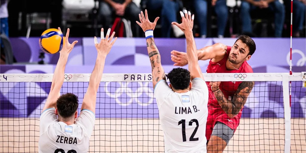 Selección Argentina de Voleibol, Juegos Olímpicos de París, Estados Unidos, debut olímpico, Arena Paris Sud 1, voleibol, Bruno Lima, Agustín Loser, Facundo Conte, Grupo C, medalla de bronce, Tokio 2020, Aaron Russell, Torey DeFalco