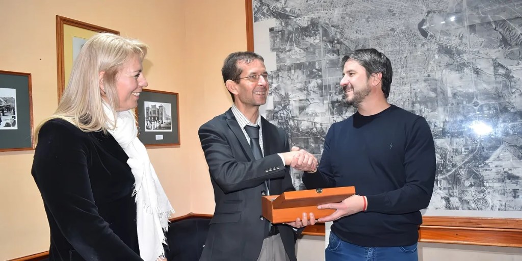 El intendente Merino recibió al cónsul italiano Nicola&nbsp;Bazzani
