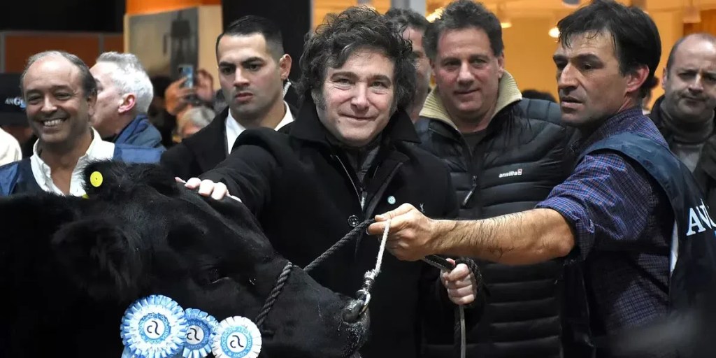 Javier Milei, eliminación de retenciones, cepo al dólar, Exposición Rural, sector agropecuario, economía argentina, inflación, macroeconomía, Impuesto País, exportaciones, producción agrícola, desregulación, Sociedad Rural Argentina, gobierno de Argentina, medidas económicas, políticas agrarias