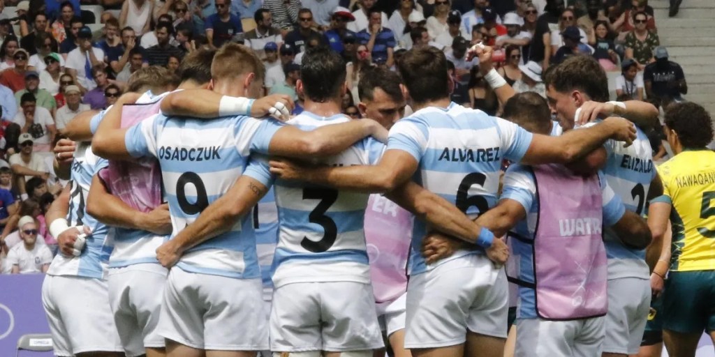 Los Pumas 7s, Juegos Olímpicos 2024, París 2024, rugby, cuartos de final, eliminación, Francia, All Blacks, Santiago Mare, Joaquín Pellandini, Rodrigo Isgro, Marcos Moneta, Matías Osadczuk, Antoine Dupont, Stade de France
