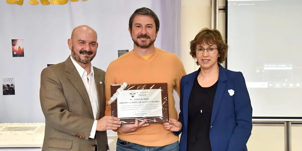 Merino celebró los 90 años de la Biblioteca Popular Agustín&nbsp;Álvarez