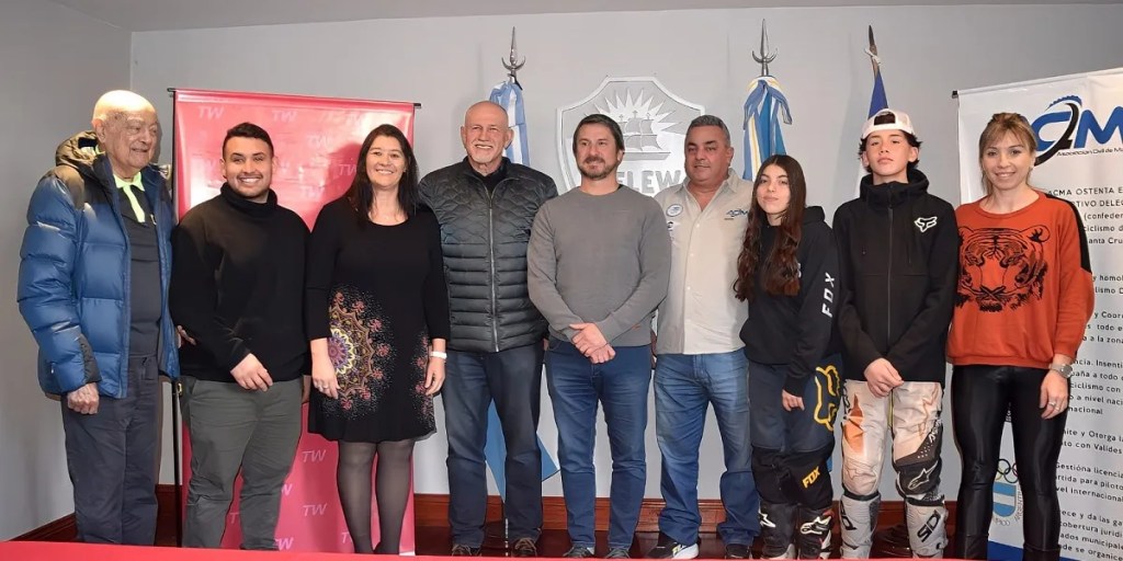 Merino encabezó el lanzamiento de la tercera fecha del MX Patagonia de&nbsp;Motocross