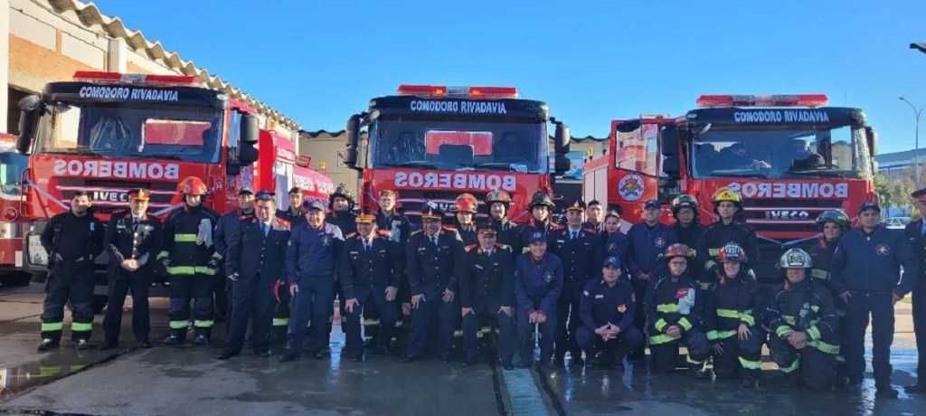 Provincia acompañó inauguración de obras financiadas con aportes del gobierno que benefician a los Bomberos Voluntarios de Comodoro&nbsp;Rivadavia