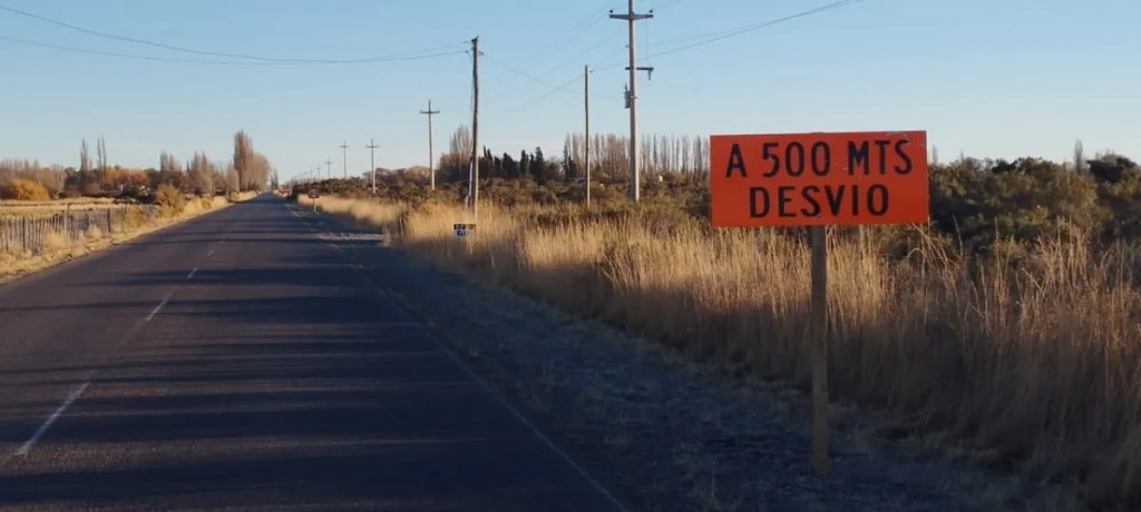 Provincia inicia reparación de la Ruta N° 7 entre Gaiman y Dolavon y habilita un desvío para poder&nbsp;circular