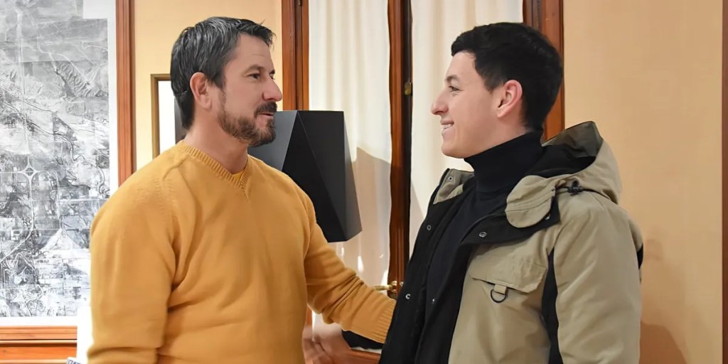 Renzo Blotta recibió el apoyo de Gerardo Merino para el Gran Premio de&nbsp;Trelew