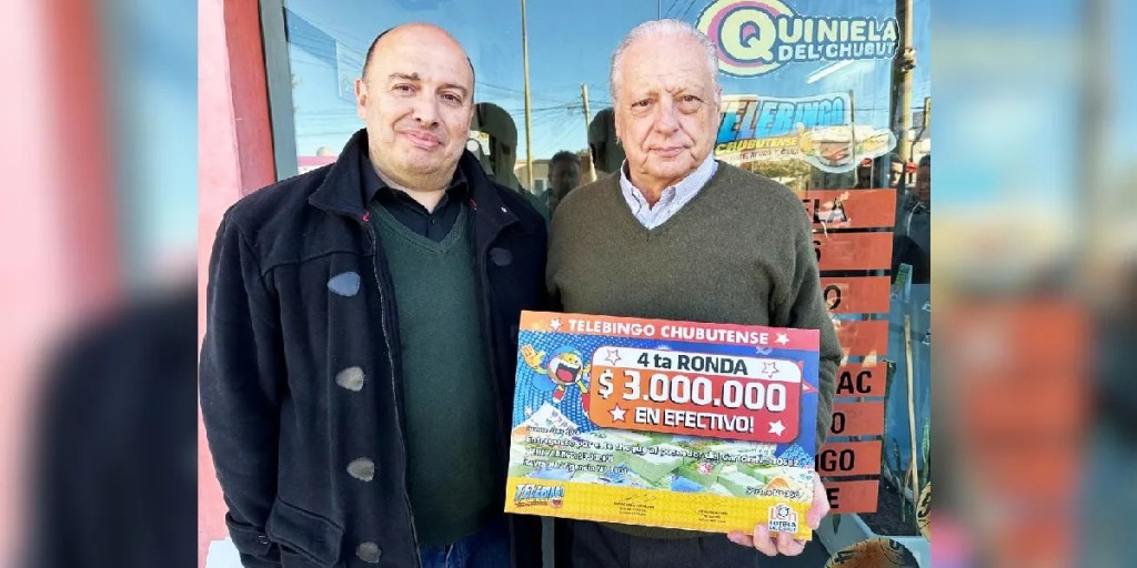 Una jubilada de Rawson ganó tres millones de pesos del Telebingo&nbsp;Chubutense