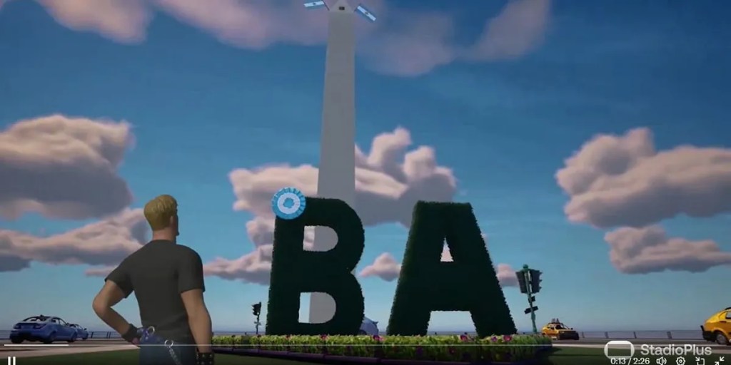 Argentina, turismo, Fortnite, Marca País, Stadio Plus, videojuegos, promoción turística, paisajes argentinos, marketing digital, atracciones turísticas