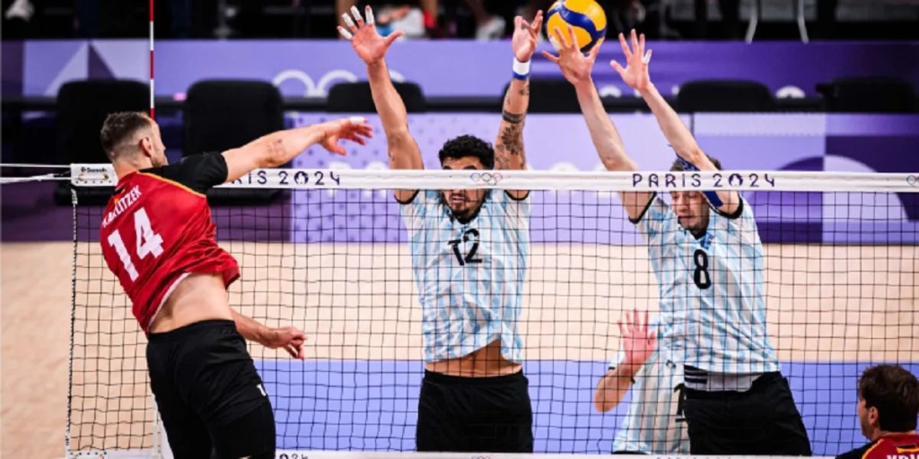 vóleibol, Juegos Olímpicos París 2024, Argentina vs Alemania, eliminación de Argentina, Facundo Conte, Luciano De Cecco, Marcelo Méndez, György Grozer, Moritz Karlitzek, deporte, voleibol olímpico, selección argentina, partido de voleibol, retiro de jugadores, renovación de equipo
