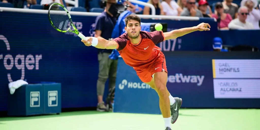Carlos Alcaraz cayó en su debut en el Masters 1000 de&nbsp;Cincinnati