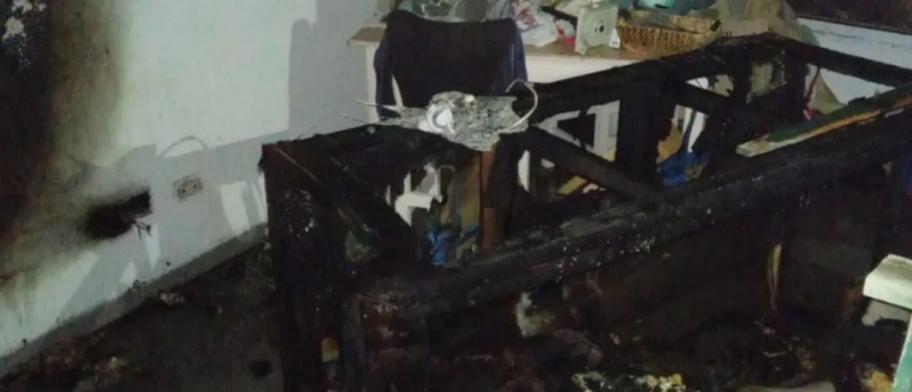 Se incendió una vivienda en Colan&nbsp;Conhue