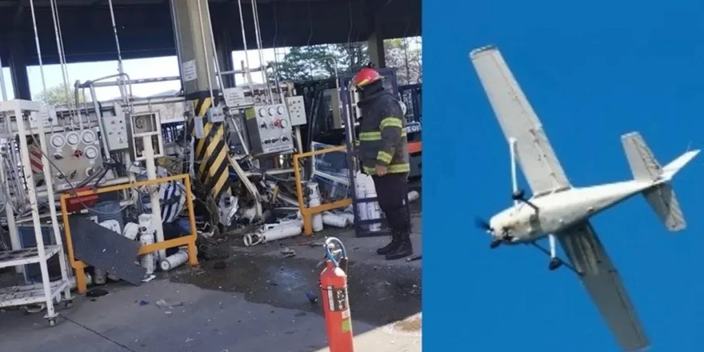 accidente aéreo, Rosario, Juan Manuel Medina, Air Liquide, avioneta estrellada, incidente industrial, seguridad pública, gases inflamables, investigación forense, policía de Rosario, Aero Club de Alvear, Cessna 152, Bomberos, redes sociales, tragedia evitada, acto premeditado