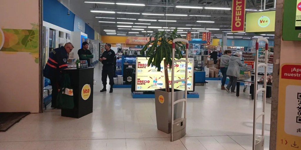 Intento de hurto, Shopping Portal Trelew, Policía, Seguridad, Menor aprehendida, Gin Tanqueray, Jabones líquidos, Robo frustrado, Trelew, Noticias policiales