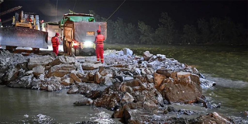 La rotura de un dique en Mongolia Interior obligó a la evacuación de más de 820&nbsp;residentes