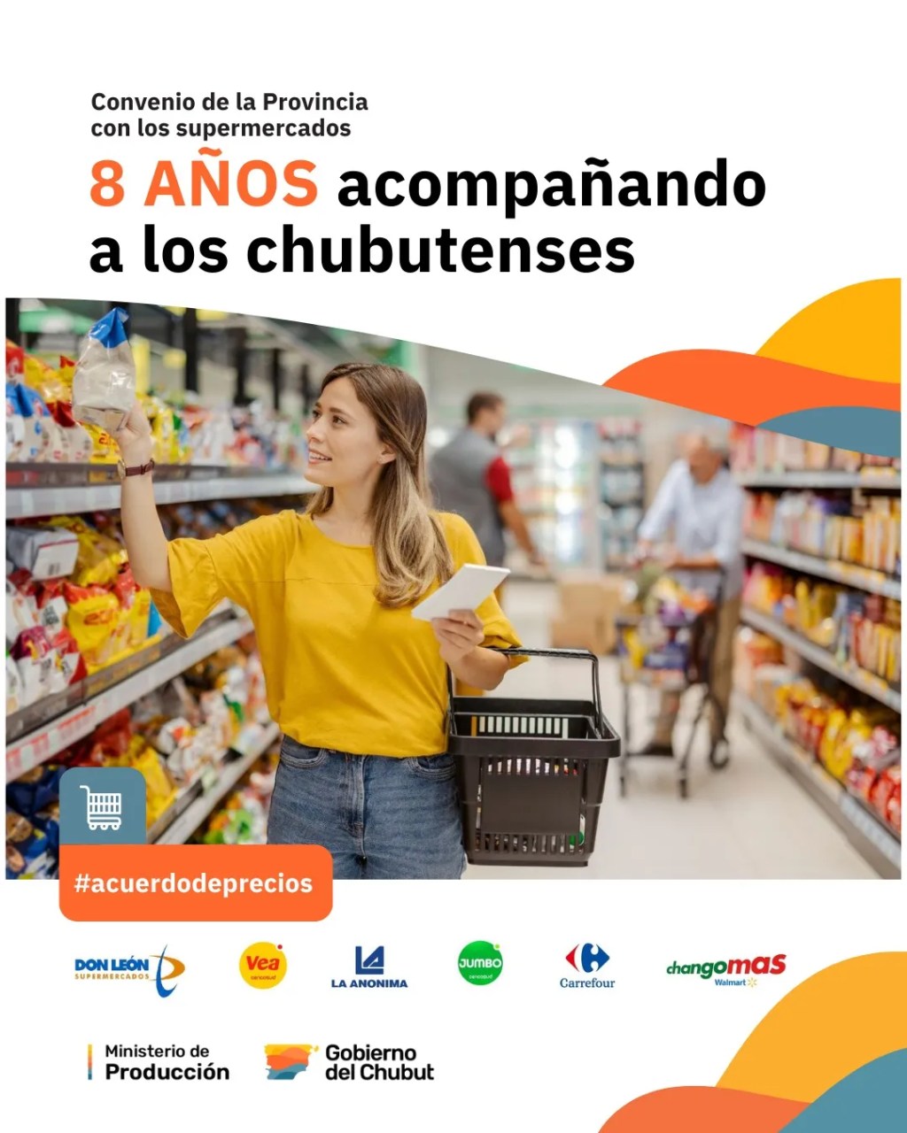 Renuevan descuentos en supermercados para empleados públicos y beneficiarios en&nbsp;Chubut