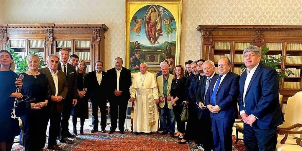 Francisco pidió unidad sindical y justicia social en su encuentro con la&nbsp;CGT