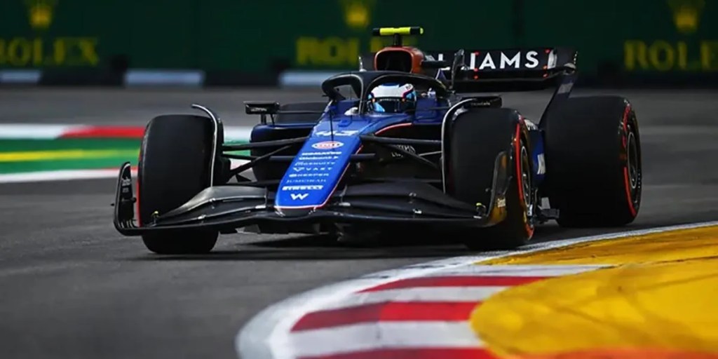 Franco Colapinto, Gran Premio de Singapur, Fórmula 1, Williams, Sergio Pérez, Lando Norris, Max Verstappen, Alexander Albon, McLaren, Red Bull, puntos en F1, carrera Singapur, podio F1, GP Estados Unidos, Circuito de las Américas