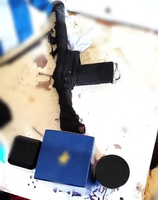 robo agravado, Puerto Madryn, menor de edad detenido, COSE Trelew, arma casera, tumbera, investigación policial, comisario Díaz Baldi, Ministerio Público Fiscal, GEOP, Guardia de Infantería, Policía Científica, allanamiento, violencia juvenil, agencia de quiniela, secuestro de celulares