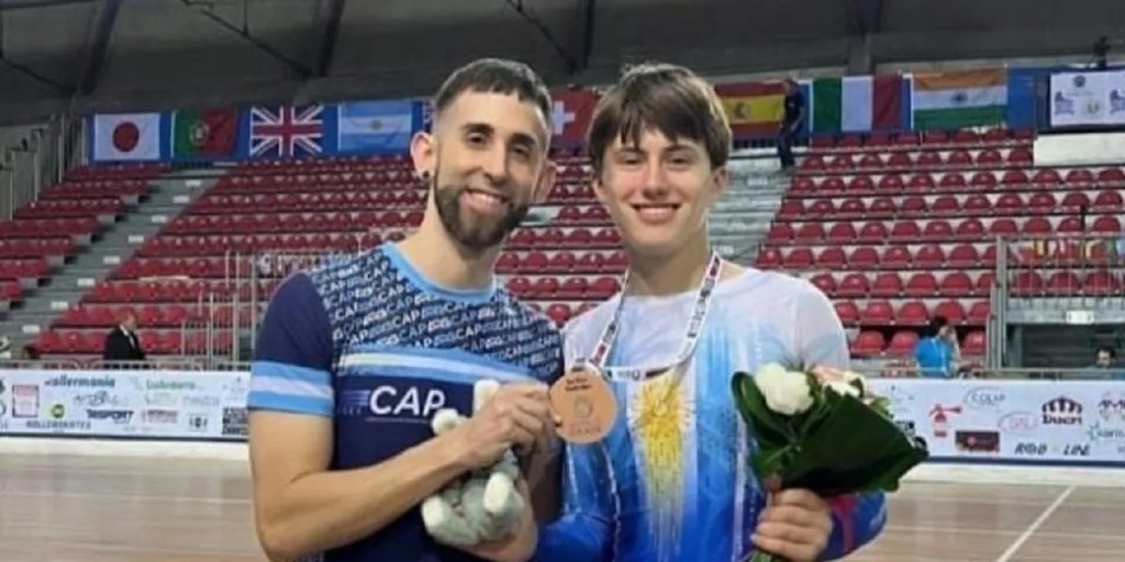 Nicanor Nervi se consagró con el bronce en el Mundial de Patinaje Artístico en&nbsp;Italia