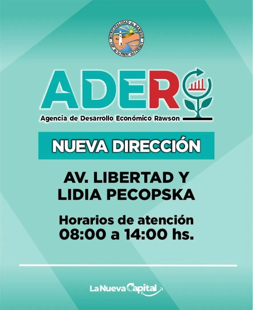 ADER Rawson, nuevas oficinas, Fernando Vosecky, capacitaciones, desarrollo económico, Municipalidad de Rawson, Cooperativa Cascos Amarillos, fábrica de adoquines, atención al público, Rawson Chubut, formación profesional, oportunidades laborales, Agencia de Desarrollo Económico, servicios municipales, ciudad capitalina