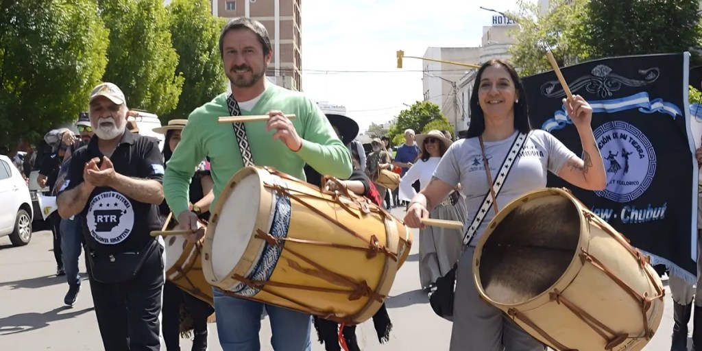 Trelew celebró la 7° Marcha de los&nbsp;Bombos