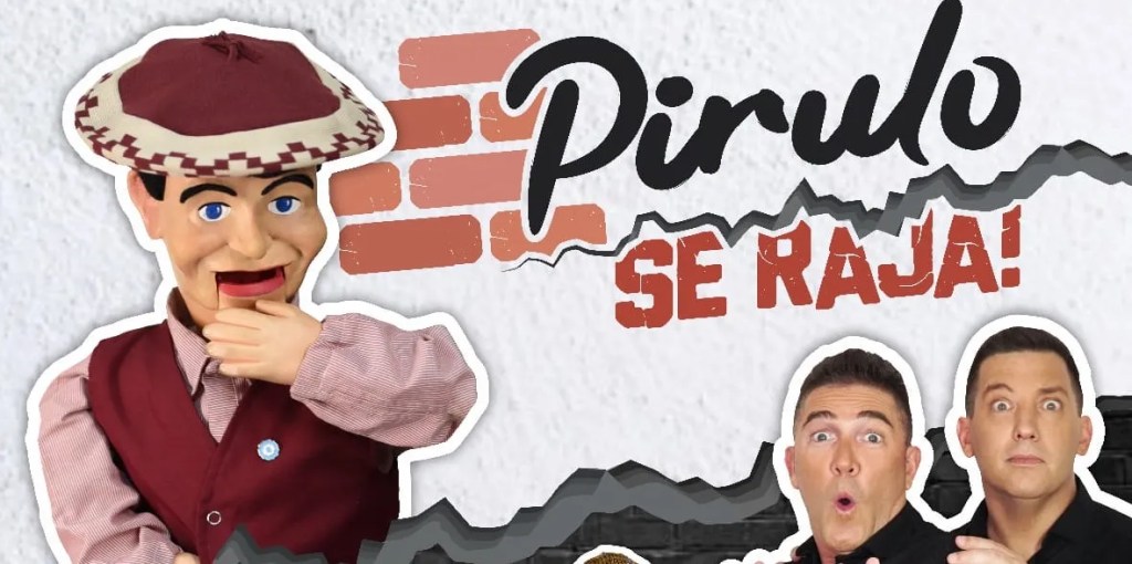Mauro Villaverde, Gerardo Coniglio, Pirulo se raja, Teatro Español, comedia, obra de teatro, ventrílocuo, humor familiar, espectáculo en vivo, gira teatral, Villa Carlos Paz, Premio Carlos de la Gente, entradas a la venta, Teatro en octubre, show de comedia, diversión en familia