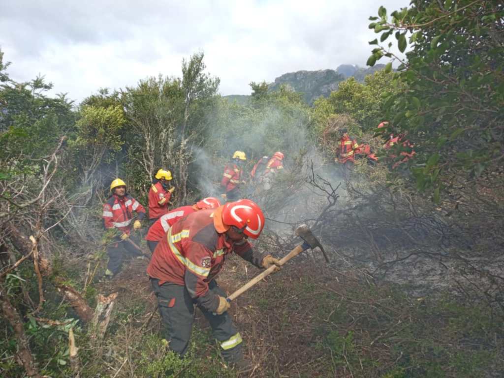 CON BRIGADISTAS, EQUIPAMIENTO Y MEDIOS AÉREOS, PROVINCIA SIGUE TRABAJANDO PARA CONTROLAR LOS INCENDIOS EN LA&nbsp;CORDILLERA.