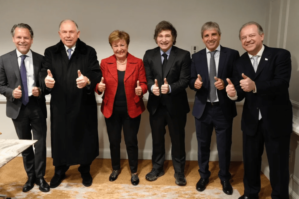 MILEI NEGOCIA UN ACUERDO CON EL FMI MIENTRAS ESPERA UN DESMBOLSO DE US$1000&nbsp;MILLONES.